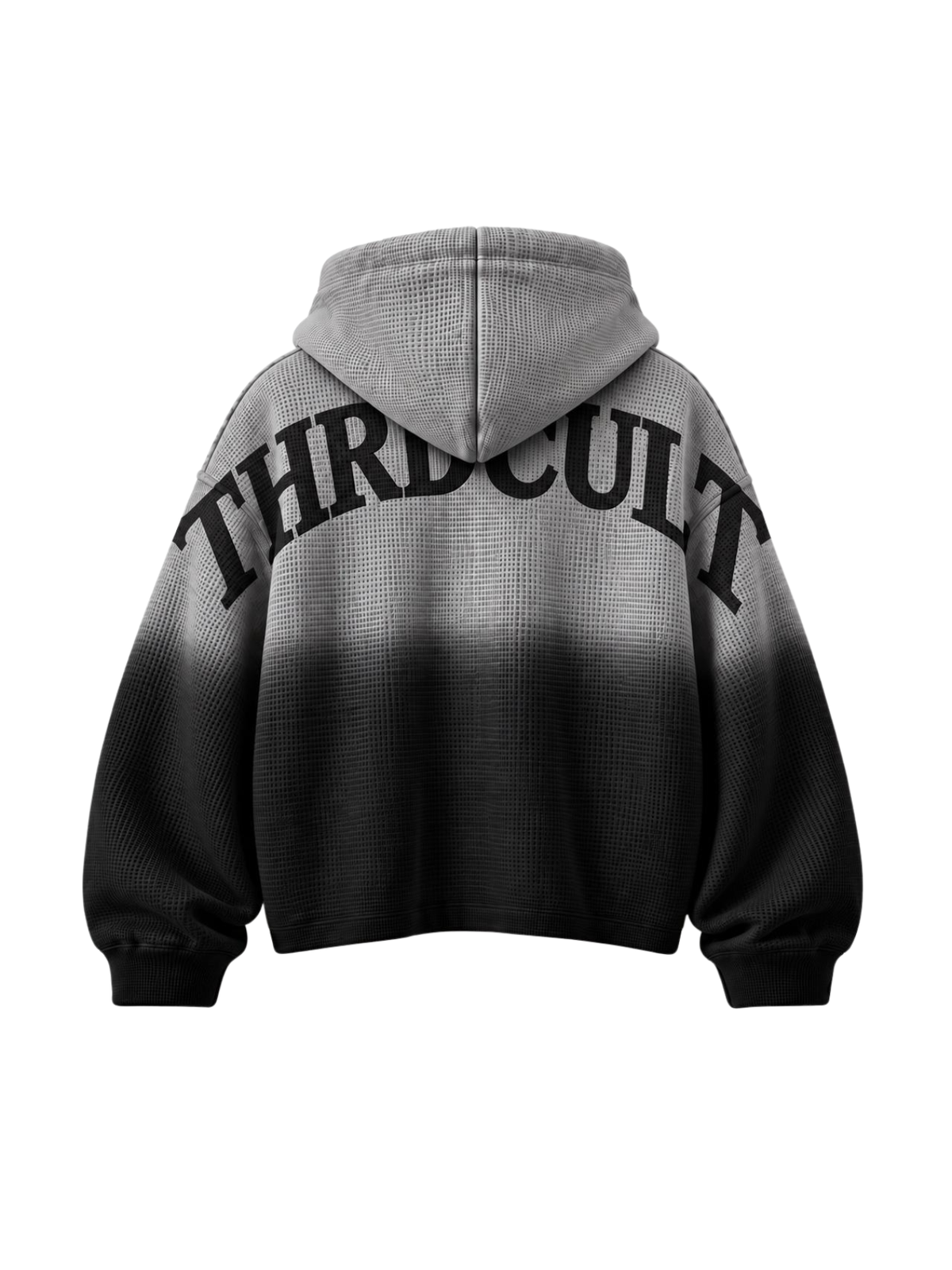SHADOW FADE WAFFLE HOODIE