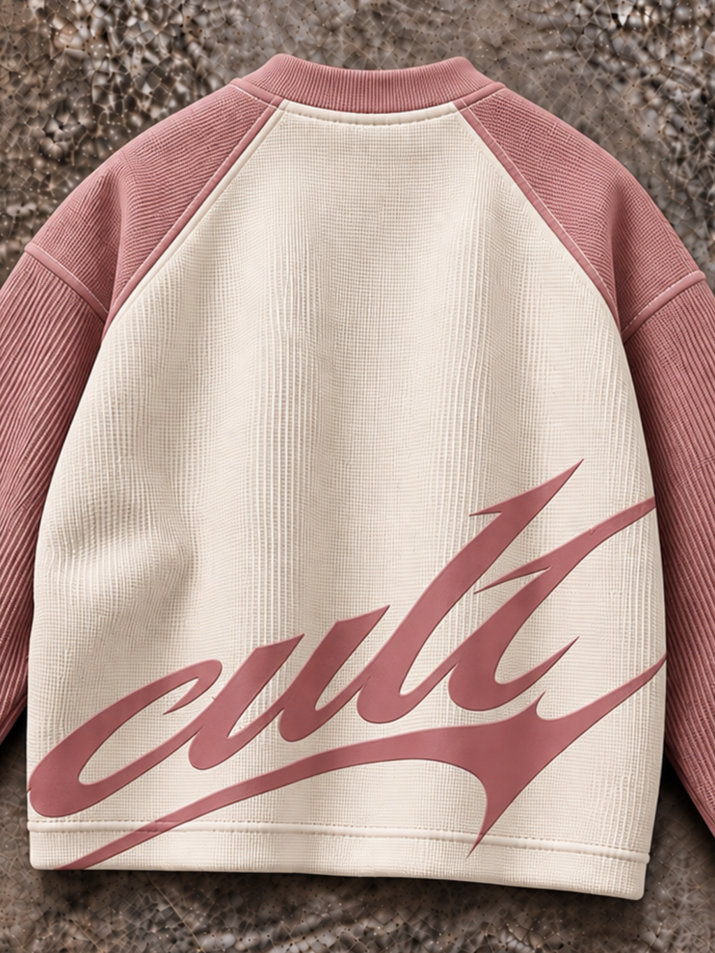 THRD CULT SCRIPT WAFFLE - DUSTY ROSE