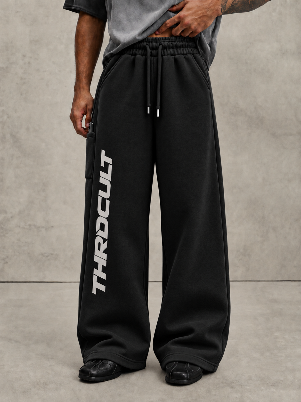 THRD CULT AFTERHOURS SWEATPANTS - BLACK