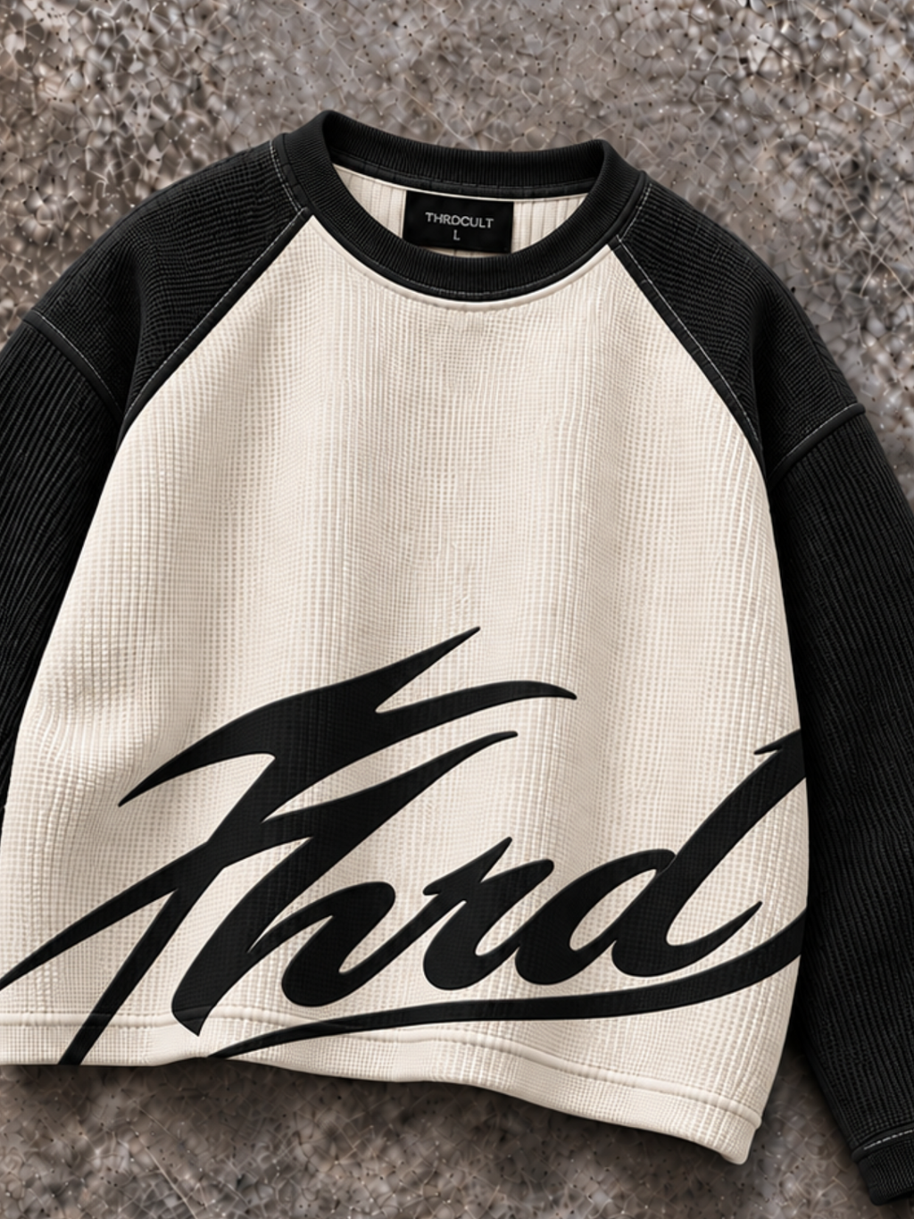 THRD CULT SCRIPT WAFFLE - NOIR