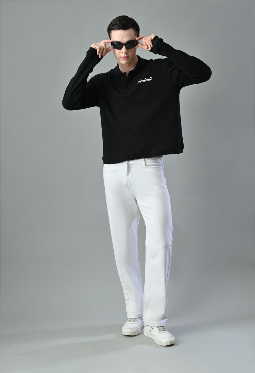 LOVE THE SINNERS WAFFLE POLO